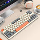 Mechanische Gaming-Tastatur, NK61 ergonomisches mechanisches Gefühl, Plug-and-Play, geeignet für Spiele und Bürogebrauch.