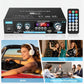 udioverstärker 2-Kanal 600W Mini HIFI Digital Bluetooth Verstärker mit FM-Radio, TF-Karte, AUX, U-Disk, MP3-Format, Höhen- und Bassregler für Zuhause oder Auto