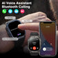 Smartwatch mit Anruffunktion und SMS, 60‑Tage Akkulaufzeit, 1,83″ AMOLED‑Display, wasserdicht bis 50 m, Vollmetallgehäuse, kompatibel mit Android‑ und iOS‑Geräten