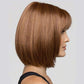 Ombre-blonde Spitzenfrontperücken für Frauen, wunderschöne flauschige Perücken mit stumpfem Pony, synthetische Perücken für Partys und den täglichen Gebrauch