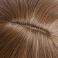 Ombre-blonde Spitzenfrontperücken für Frauen, wunderschöne flauschige Perücken mit stumpfem Pony, synthetische Perücken für Partys und den täglichen Gebrauch
