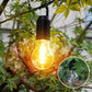 Solar Powered Tent Camping Light Bulb, Rechargeable Portable LED Camping Lantern with 3 Lighting Modes, Tent Lamp with Clip Hook for Camping, Hiking, Backpacking