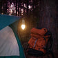 Solar Powered Tent Camping Light Bulb, Rechargeable Portable LED Camping Lantern with 3 Lighting Modes, Tent Lamp with Clip Hook for Camping, Hiking, Backpacking