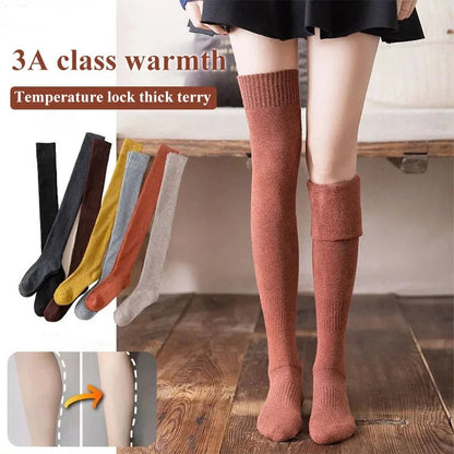 🧦 Über-die-Knie-Thermo-Socken – Warm bis -10℃ durch den Winter!