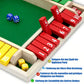 Holzspiel, 1 Schachtel, 4 Spieler, Würfelspiel, Klassisches Holzspiel, Familienspiel, Spiel zur Förderung der Fähigkeiten