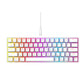 Mechanische Gaming-Tastatur, NK61 ergonomisches mechanisches Gefühl, Plug-and-Play, geeignet für Spiele und Bürogebrauch.