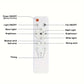 🔥ZOMERVERKOOP 60% UIT🔥 2-IN-1 PORTABLE CEILING FAN & LIGHT met afstandsbediening