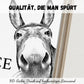 🖤🧻Lustige Wanddekoration fürs Badezimmer - Esel-Bild mit der Aufschrift „Nice Ass" (Schöner Arsch)