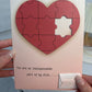 Herzförmiges Puzzle mit Ton und Sprachaufnahme, romantisches Geschenk zum Valentinstag, Geständnis
