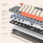 Mechanische Gaming-Tastatur, NK61 ergonomisches mechanisches Gefühl, Plug-and-Play, geeignet für Spiele und Bürogebrauch.