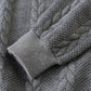 Herren Herbst Winter Outfits gestrickte Polo Hals Langärmeliges Sweatshirt für Daliy Wear, Old Money Reißverschluss Halbknopf Design, lässige vielseitige trendige einfache Pullover, essentiell für den Kleiderschrank des Mannes.