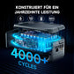 Tragbare Powerstation, 256Wh LiFePO4 Akku, 300W (Max 600W) Solargenerator, <20 ms USV, 100W USB C Ausgang, 3000 Ladezyklen Für Camping Draußen Reisen Notfälle Spieler Festival
