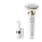 Braun Silk-Epil 9 Flex 9-060 3D Epilierer + Braun Face Mini-Haarentferner FS1000