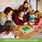 Holzspiel, 1 Schachtel, 4 Spieler, Würfelspiel, Klassisches Holzspiel, Familienspiel, Spiel zur Förderung der Fähigkeiten