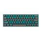Mechanische Gaming-Tastatur, NK61 ergonomisches mechanisches Gefühl, Plug-and-Play, geeignet für Spiele und Bürogebrauch.