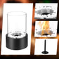 🔥 50% RABATT! 🏠 Tischkamin aus Glas & Metall – Tragbar, Rauchfrei für Drinnen & Draußen, Mit Ethanol-Brenner & Gemütliches Deko-Akzent Für Ihr Zuhause ✨