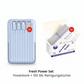 Leistungsstarke Magnetische Powerbank (10000 mAh), 22,5 W Super-Schnellladung, 15 W kabelloses Laden, digitale Akkuanzeige, 4 integrierte Ladekabel + 3 Anschlüsse, tragbarer externer Akku für iPhone & Android