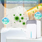 Smartes 28W Entfeuchtungsgerät - 220V mit Multicolor-Beleuchtung & Programmierbarem Timer - Geringer Verbrauch & Flüsterleise - Perfekt für Wohnräume und Keller