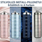 💎 -50% AUF DIE METALL-PILLENDOS! 💎 Auslaufsicher, 7-Tage & Lasergravur für unterwegs 🧳