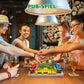 Holzspiel, 1 Schachtel, 4 Spieler, Würfelspiel, Klassisches Holzspiel, Familienspiel, Spiel zur Förderung der Fähigkeiten