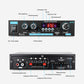 udioverstärker 2-Kanal 600W Mini HIFI Digital Bluetooth Verstärker mit FM-Radio, TF-Karte, AUX, U-Disk, MP3-Format, Höhen- und Bassregler für Zuhause oder Auto