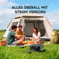 Tragbare Powerstation, 256Wh LiFePO4 Akku, 300W (Max 600W) Solargenerator, <20 ms USV, 100W USB C Ausgang, 3000 Ladezyklen Für Camping Draußen Reisen Notfälle Spieler Festival