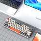 Mechanische Gaming-Tastatur, NK61 ergonomisches mechanisches Gefühl, Plug-and-Play, geeignet für Spiele und Bürogebrauch.