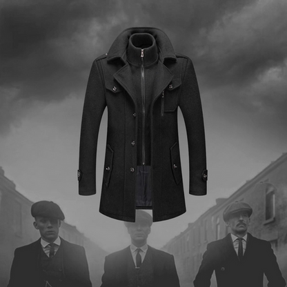 🔥Sonderangebot im Winter: 50% Rabatt🧥Neuer Wollmantel für Herren mit Doppelkragen❄️