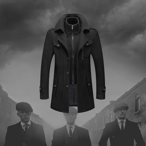 🔥Sonderangebot im Winter: 50% Rabatt🧥Neuer Wollmantel für Herren mit Doppelkragen❄️