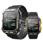 Smartwatch mit Anruffunktion und SMS, 60‑Tage Akkulaufzeit, 1,83″ AMOLED‑Display, wasserdicht bis 50 m, Vollmetallgehäuse, kompatibel mit Android‑ und iOS‑Geräten