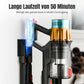 Haushaltsstaubsauger mit hoher Saugkraft von 40 kPa und 650 W Leistung, tragbar und handgeführt