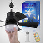 🔥ZOMERVERKOOP 60% UIT🔥 2-IN-1 PORTABLE CEILING FAN & LIGHT met afstandsbediening