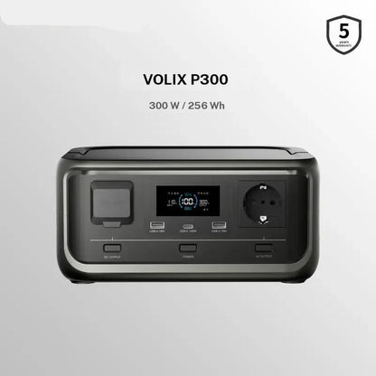 Tragbare Powerstation, 256Wh LiFePO4 Akku, 300W (Max 600W) Solargenerator, <20 ms USV, 100W USB C Ausgang, 3000 Ladezyklen Für Camping Draußen Reisen Notfälle Spieler Festival