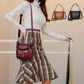 📢📢50 % Rabatt!! + PORTORFREI ab 2 Stück! ⏰👜✨ Lässige Plisseetasche aus weichem Leder ✨ – Praktische Beuteltasche mit Stil 💼 Leicht, langlebig & perfekt für den Alltag! 🌟