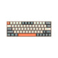 Mechanische Gaming-Tastatur, NK61 ergonomisches mechanisches Gefühl, Plug-and-Play, geeignet für Spiele und Bürogebrauch.
