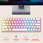 Mechanische Gaming-Tastatur, NK61 ergonomisches mechanisches Gefühl, Plug-and-Play, geeignet für Spiele und Bürogebrauch.