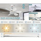 🔥ZOMERVERKOOP 60% UIT🔥 2-IN-1 PORTABLE CEILING FAN & LIGHT met afstandsbediening