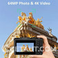 📸  Dein Moment, perfekt gehalten – mit 4K und Rothdisplay 🌄  Digitale Fotokamera mit Klappbildschirm 4K HD ✈️  32GB-64GB