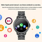 Smartwatch  Mädchen mit Telefonfunktion Diamant Design Fitnessuhr Sportuhr Elegant 1,32 Zoll HD-Großbildschirm-Digitaluhr