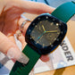 Modische Uhr, lässig und stilvoll, mit offenem Zifferblatt, Silikonarmband, wasserdicht und leuchtend, perfekt für alle Gelegenheiten