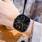 Modische Uhr, lässig und stilvoll, mit offenem Zifferblatt, Silikonarmband, wasserdicht und leuchtend, perfekt für alle Gelegenheiten