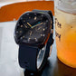 Modische Uhr, lässig und stilvoll, mit offenem Zifferblatt, Silikonarmband, wasserdicht und leuchtend, perfekt für alle Gelegenheiten