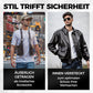Premium Leder Unterarmtasche für Herren und Damen, dieftechnisch mit verstecktem Fach für Handys und Outdoor Ausrüstung, vielseitig für Radfahren, Wandern und mehr