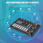 F998 Live-Soundkarte, Audio-Mixer, Podcast-Audioschnittstelle mit DJ-Mixer-Effekten, Stimmverzerrer mit Soundeffekten für Karaoke, Live-Streaming, Gaming-Aufnahmen