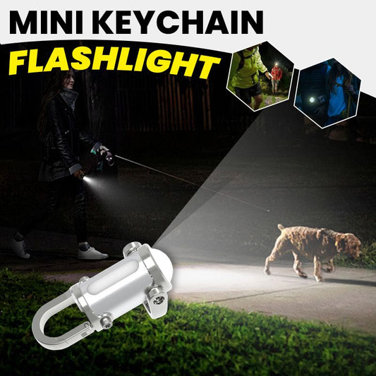 🔥Heiße Verkäufe🔥 1200LM Superheller Mini-Schlüsselanhänger-Taschenlampe Wasserdicht
