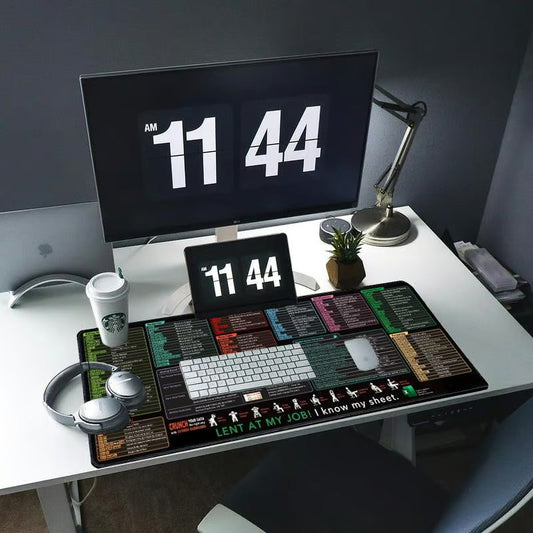 Benutzerdefinierte Gaming-Mauspad Groß Erweiterte Rutschfeste Schreibtischmatte mit genähten Kanten Wasserdichtes Tastatur-Mauspad für PC Laptop Büro Gamer Geschenk