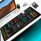 Benutzerdefinierte Gaming-Mauspad Groß Erweiterte Rutschfeste Schreibtischmatte mit genähten Kanten Wasserdichtes Tastatur-Mauspad für PC Laptop Büro Gamer Geschenk