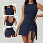 🔥 Heißer Verkauf 60 % Rabatt 💕 Damen-Sport-Tanktop mit Knotenverschluss 🏃‍♀️ Lässige Sportbekleidung