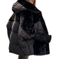 ⏳Limited-time 50% off⏰Women’s Oversized Hooded Patchwork Puffer Coat🧥
