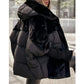 ⏳Limited-time 50% off⏰Women’s Oversized Hooded Patchwork Puffer Coat🧥